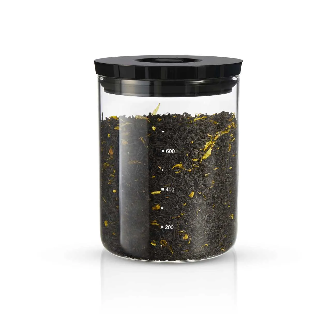 Airtight Glass Storage Jar For Tea - 800g