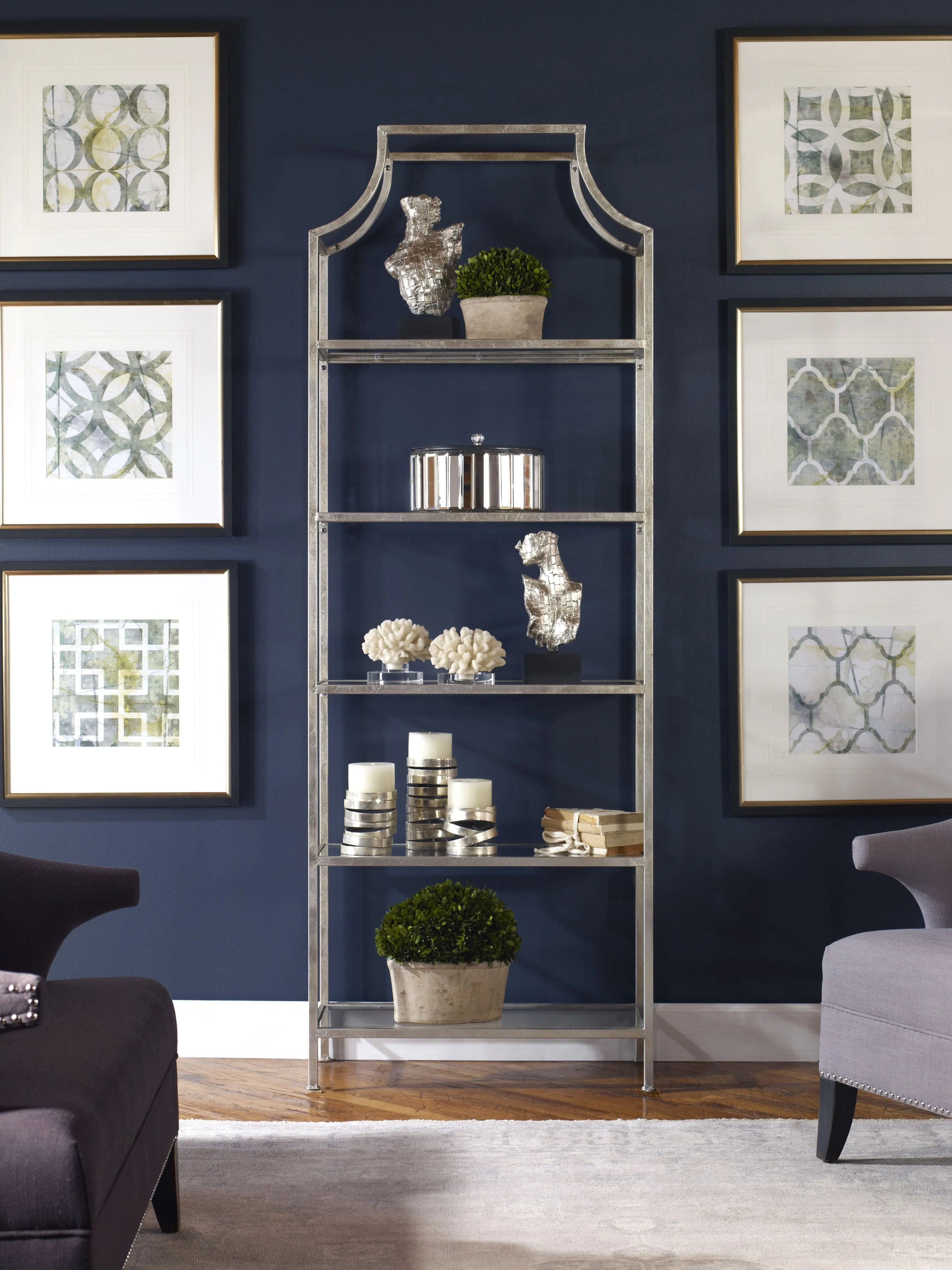 Aurelie Silver Etagere