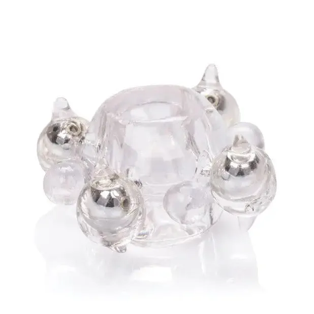 Basic Essentials Enhancer Ring W/beads - Clear