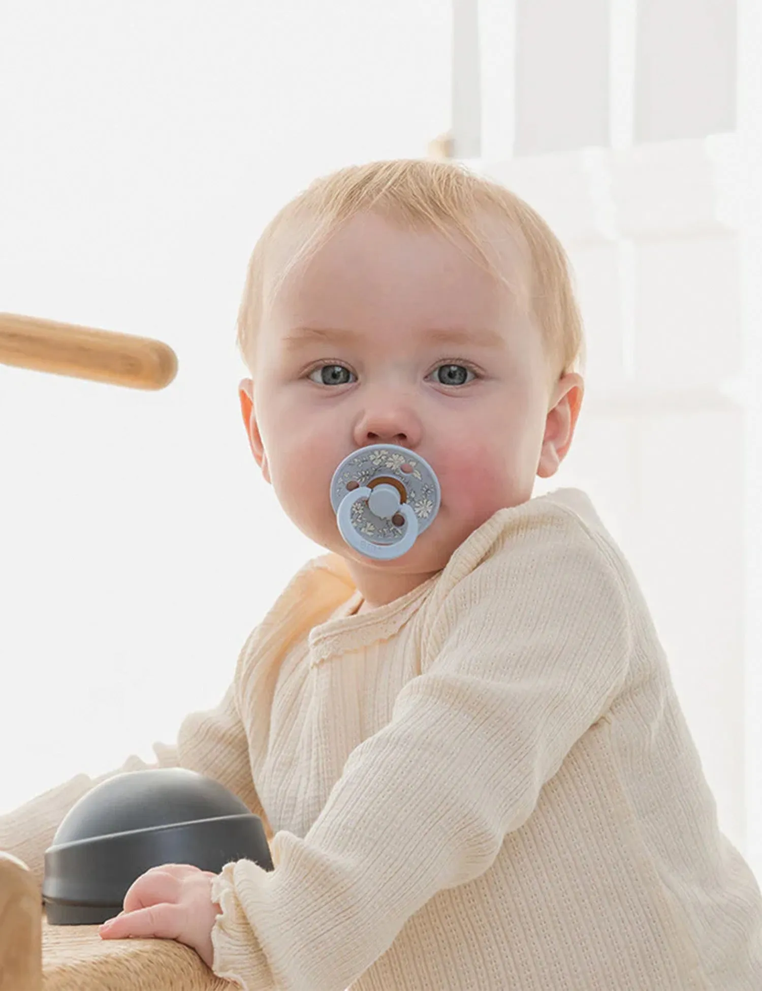 BIBS x LIBERTY Colour Pacifiers 2 Pack Eloise in Dusty Blue Mix