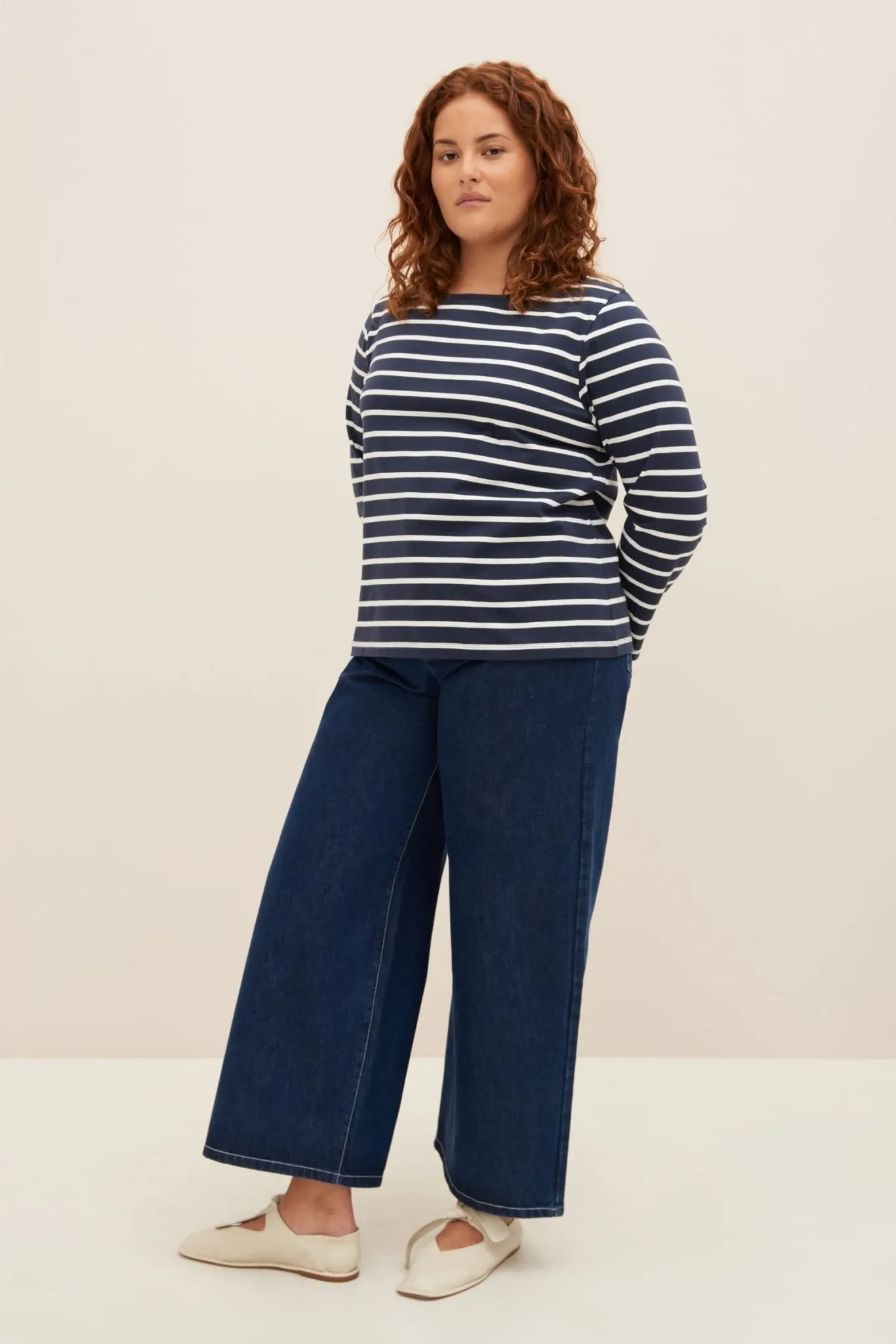 Breton Top | Navy Breton