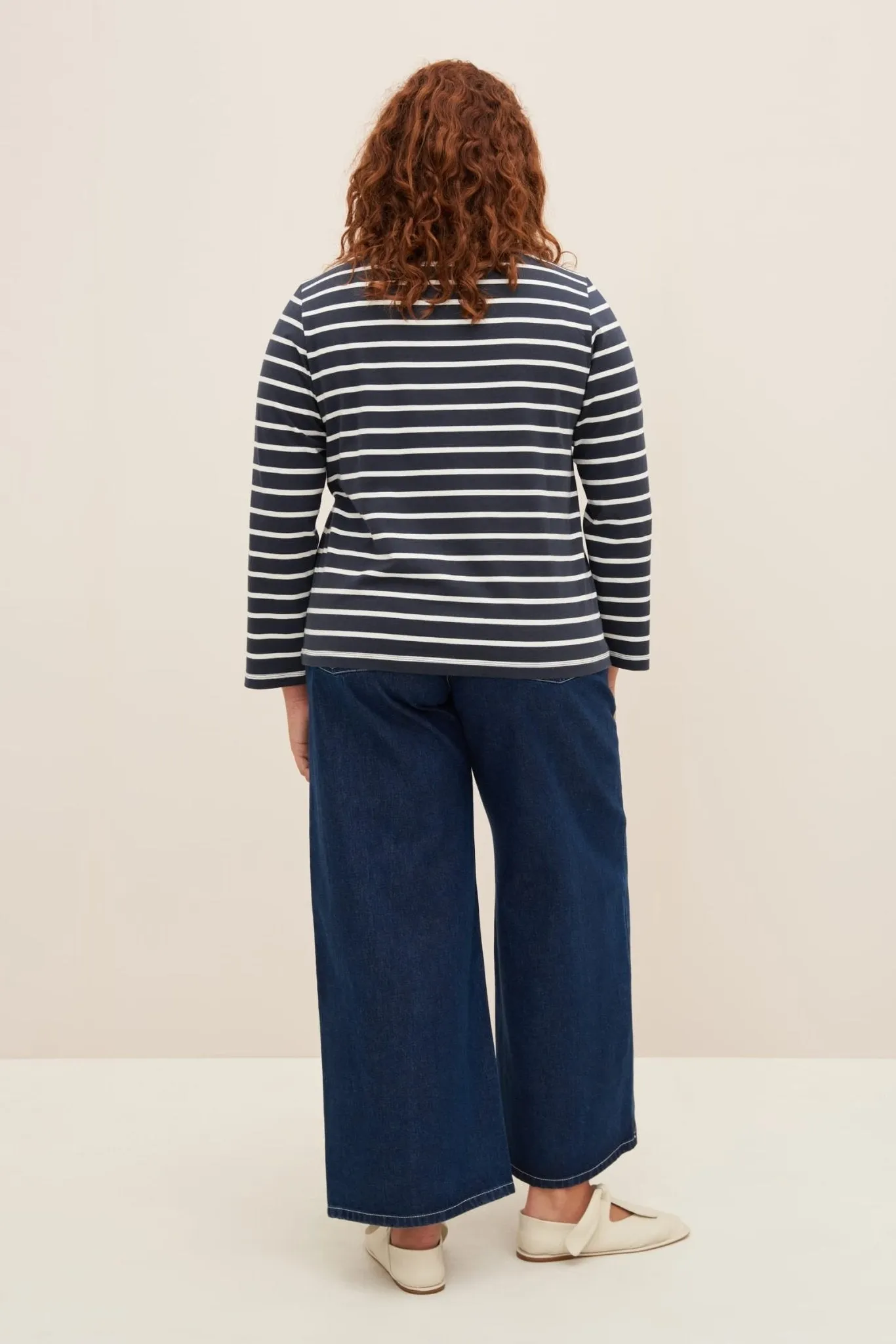 Breton Top | Navy Breton