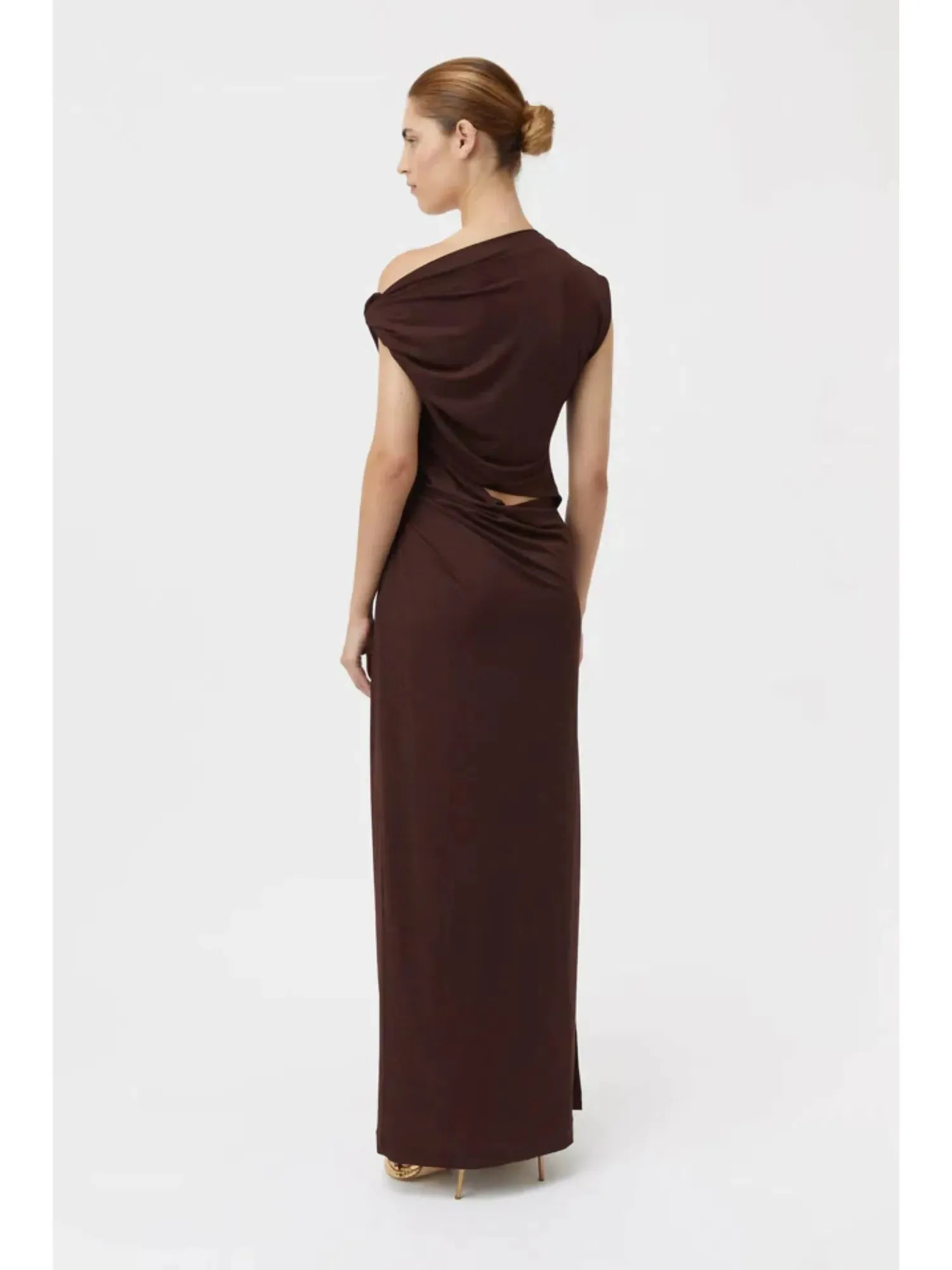 Camilla and Marc Annalise Dress in Chocolate Brown