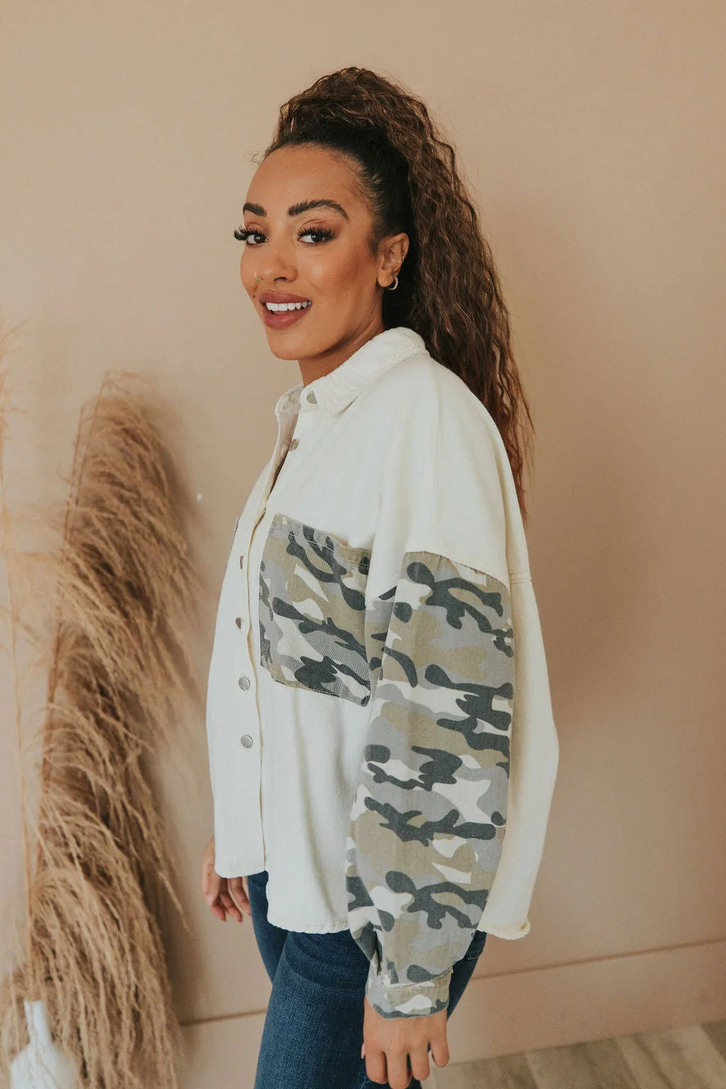 Camo on the Vibe Shacket