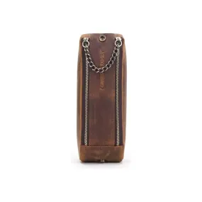 CowLuxe Chic Leather Men's Mini Handbag