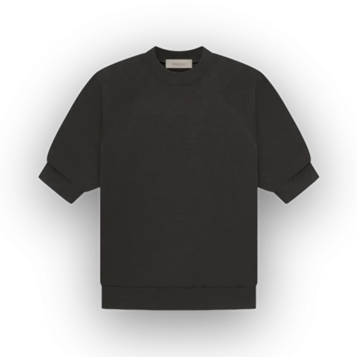 Essential Fear of God Crew Short Sleeve Raglan Sweatshirt - Metal Gray