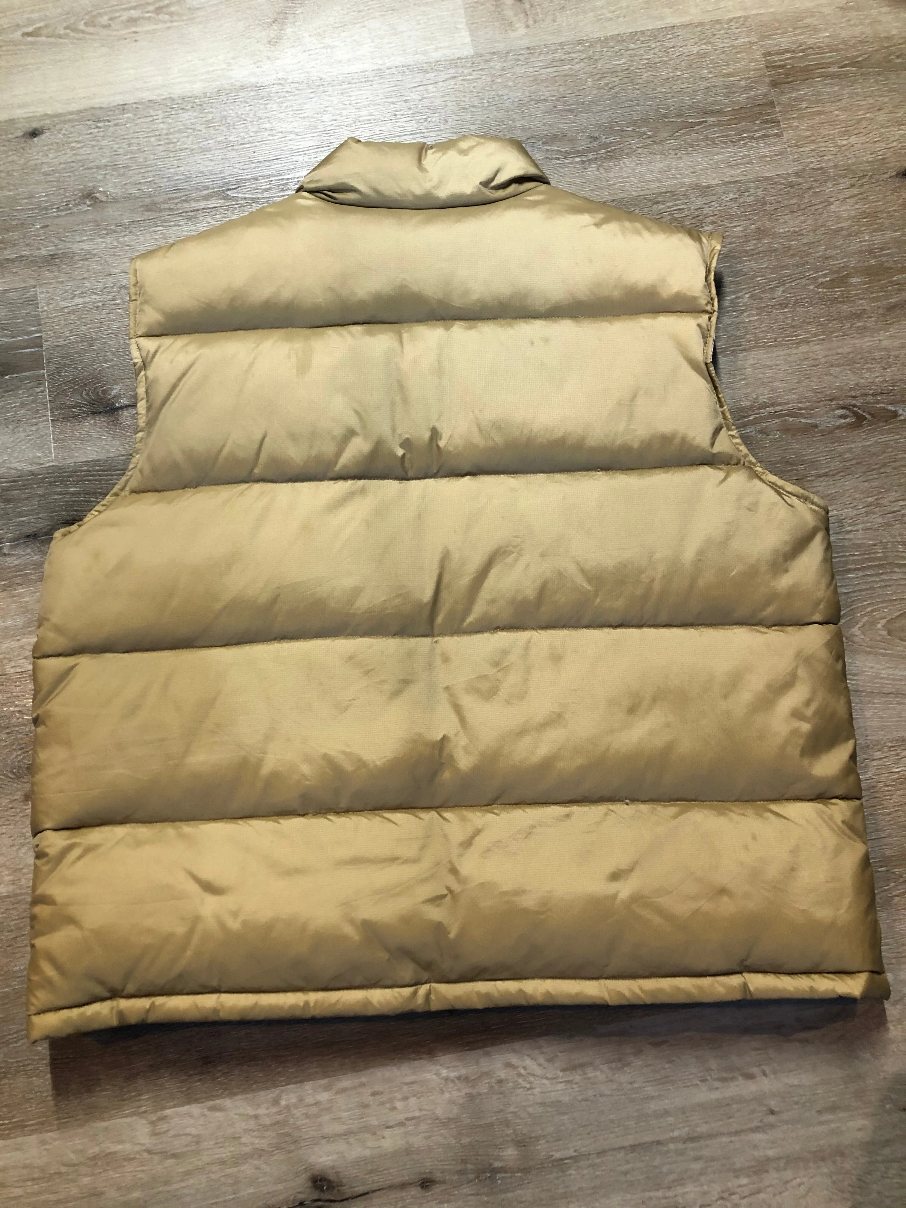 Exhaust Function tan down filled puffer vest SOLD