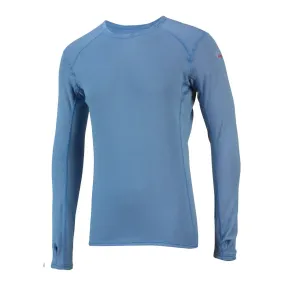 Factor 2 Mens Long Sleeve Mid Layer Thermal Top Cobalt Blue