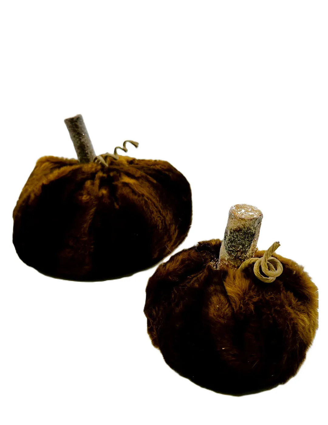 Fur Pumpkin - Brown Beaver Fur, Large