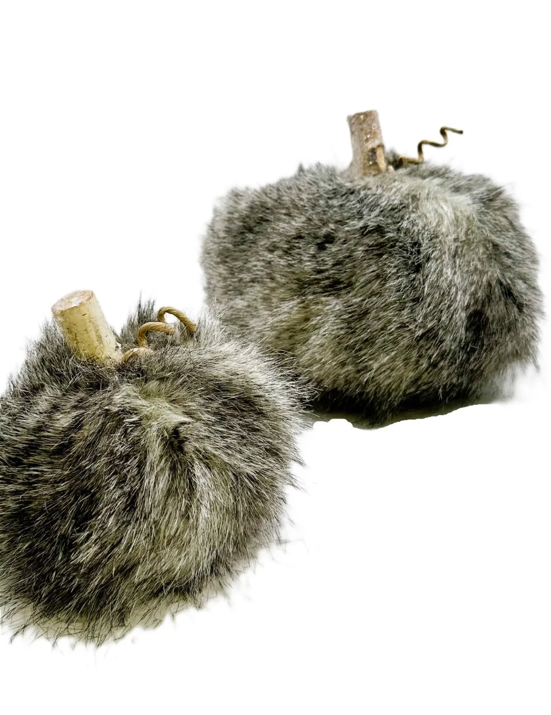 Fur Pumpkin - Gray Fox, Small