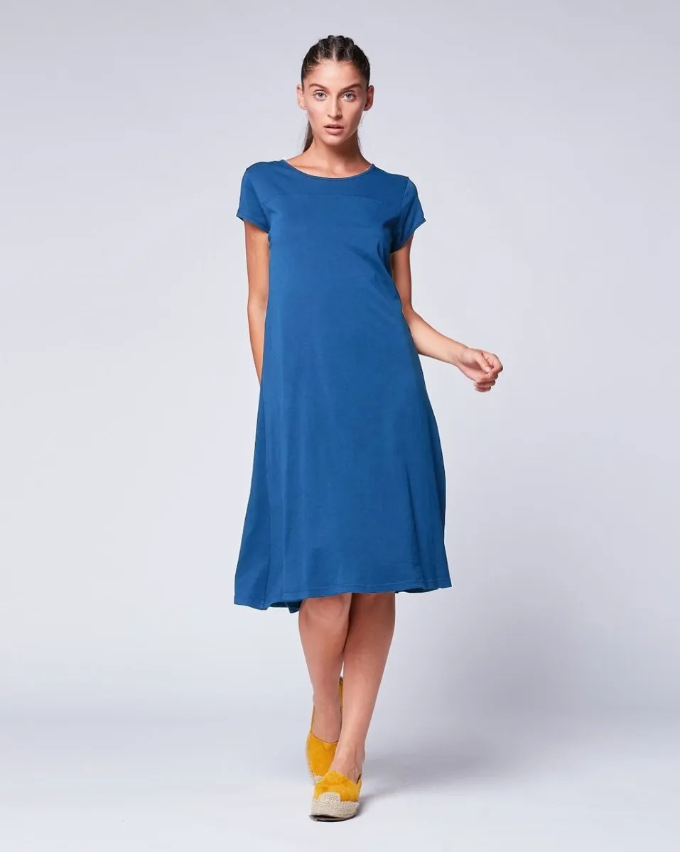 High Wrap Back Maxi Dress