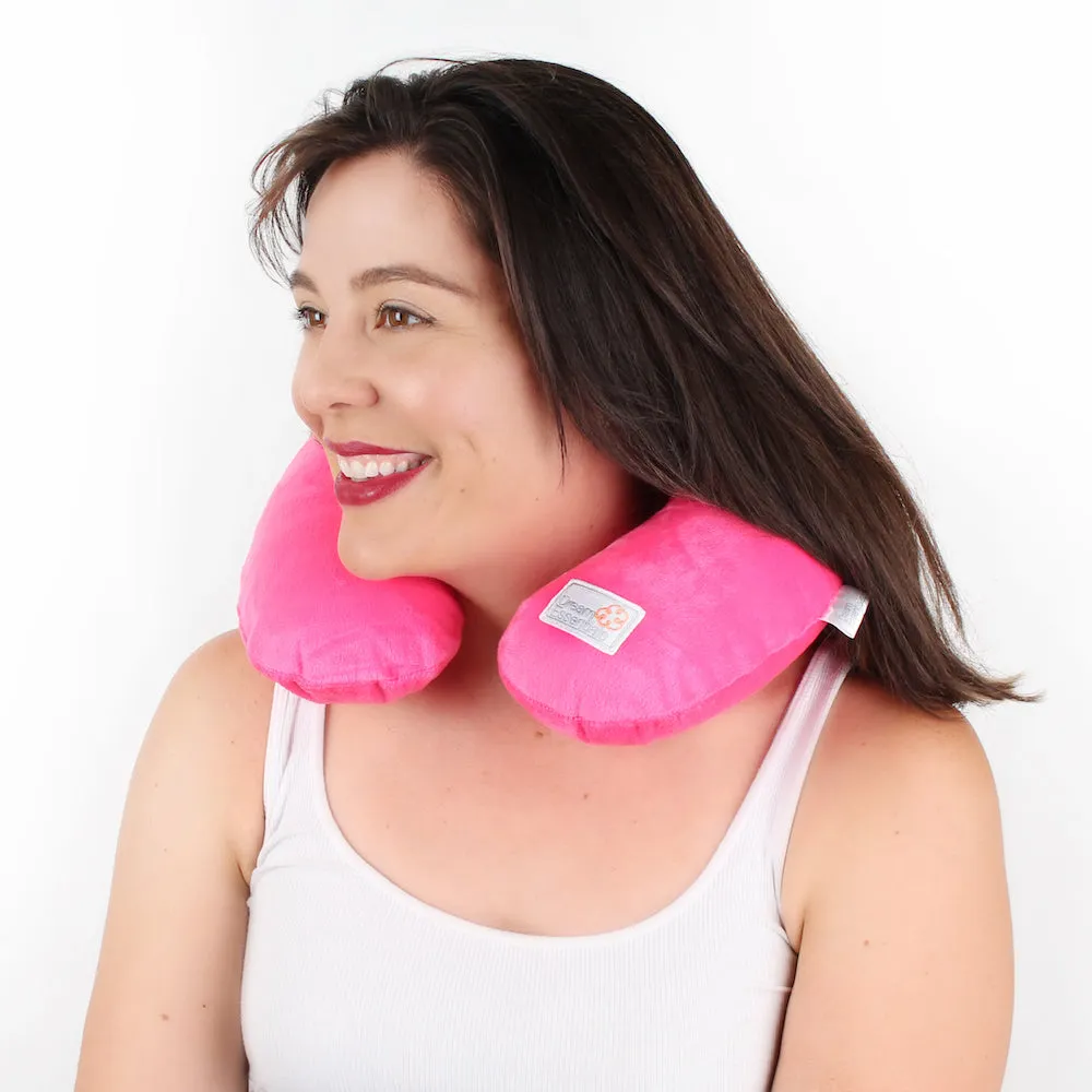 Inflatable Neck Pillow with Cover (5 Colors)