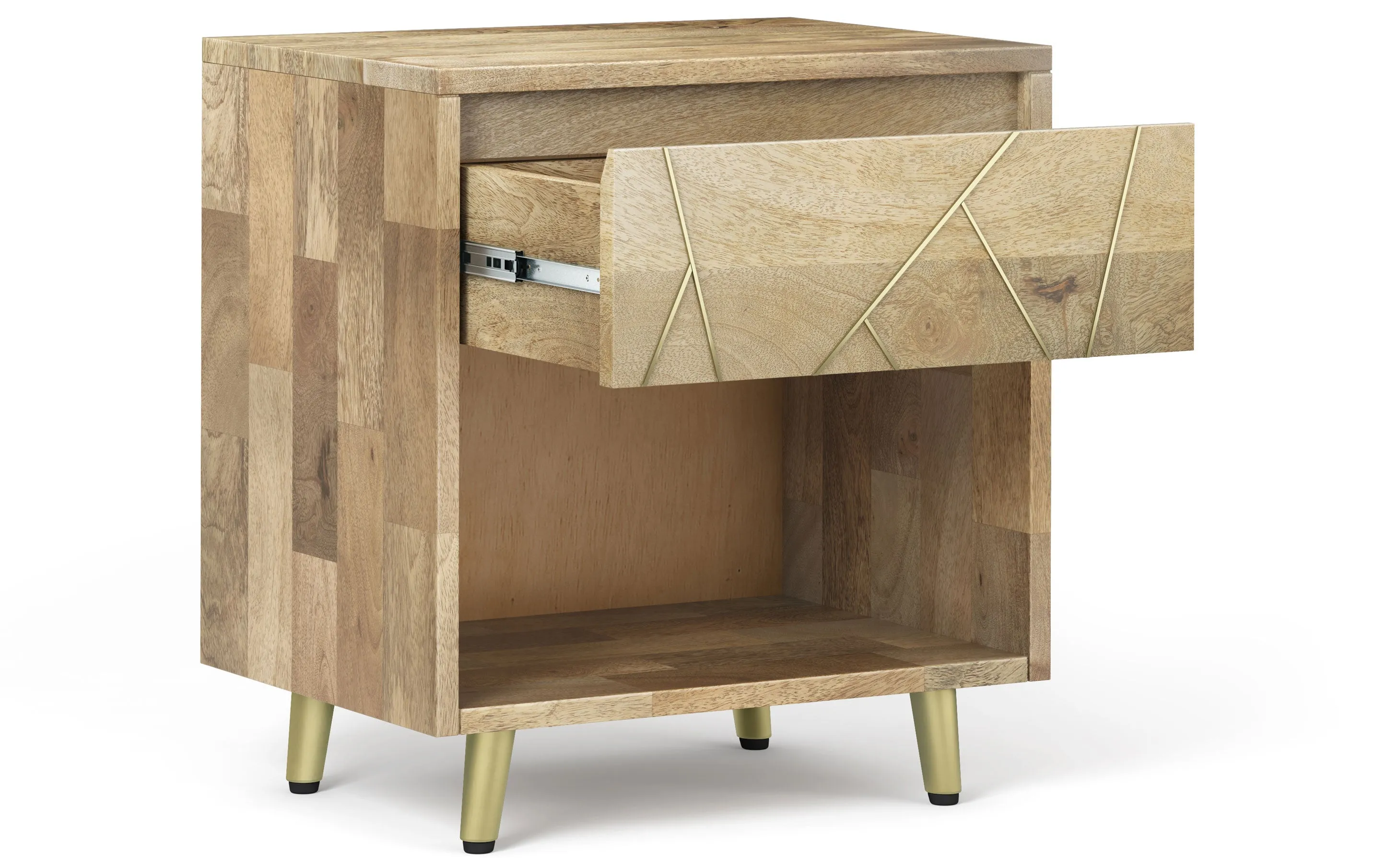 Jager Bedside Table in Mango