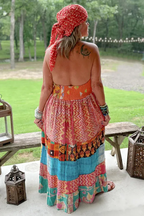 Kantha Sunrise Dress "Lisa" by Jaded Gypsy