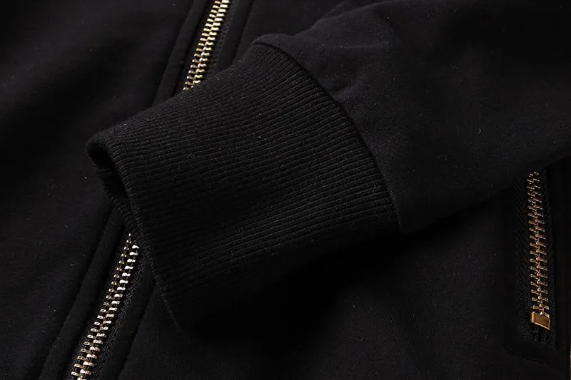 Lace-up Tracksuit - Navy Blue, Black, Grey, or Army Green