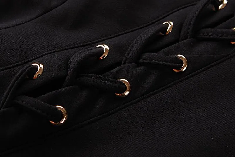 Lace-up Tracksuit - Navy Blue, Black, Grey, or Army Green