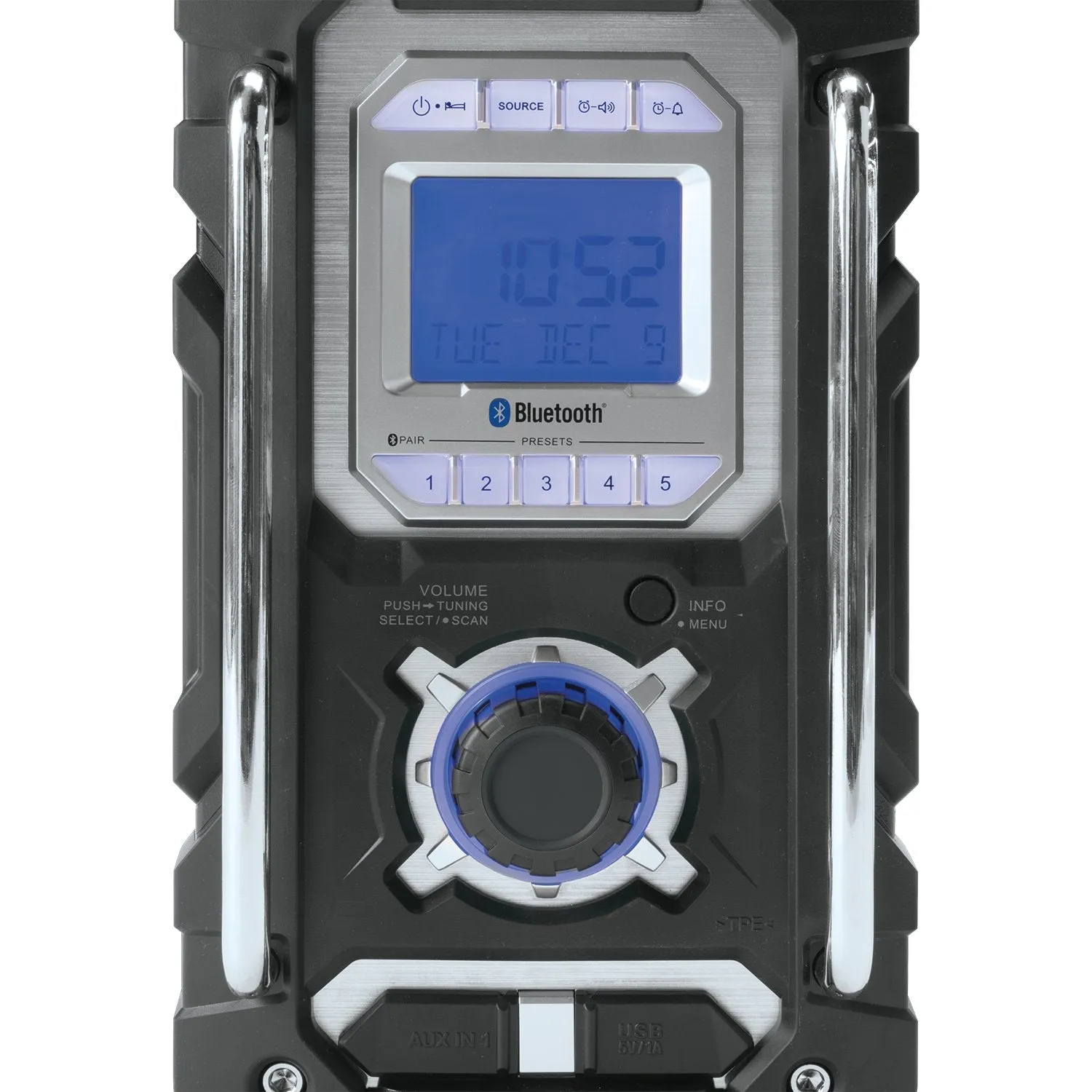 Makita (XRM06B-R) 18V LXT® / 12V max CXT® Cordless/Corded Bluetooth® Job Site Radio (Tool Only) (Factory Reconditioned)