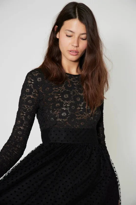 Manoush - Plumetis Dress: Black