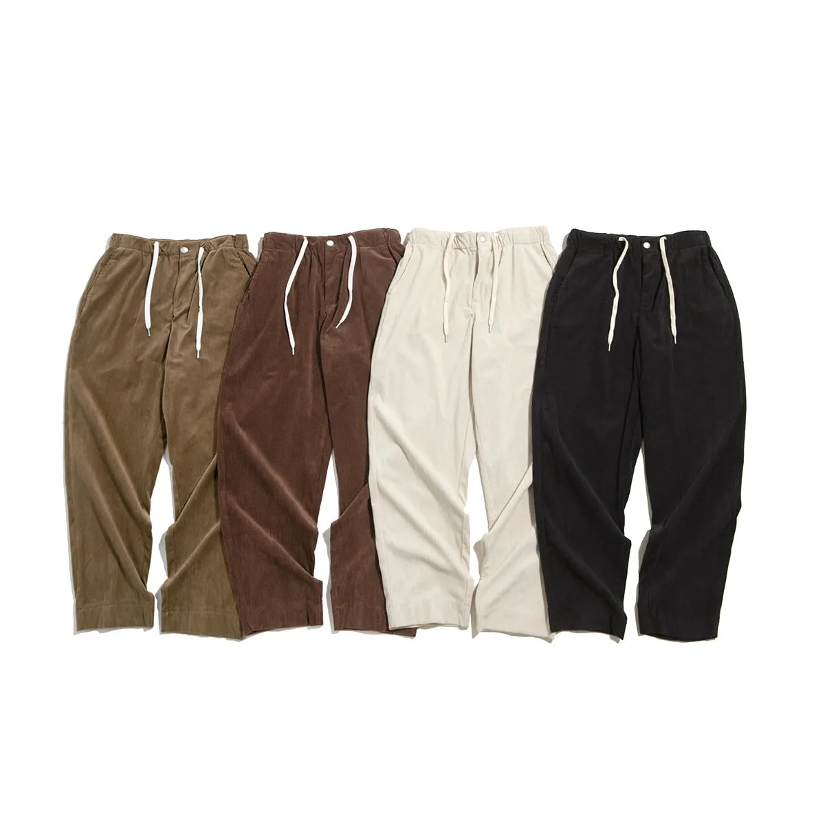 Mens Corduroy Pants Japanese Winter Corduroy Casual Pants