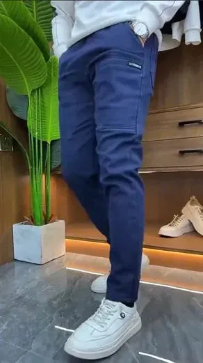 Men's Matching Cargo Pants in Khaki | Perfect for All Seasons