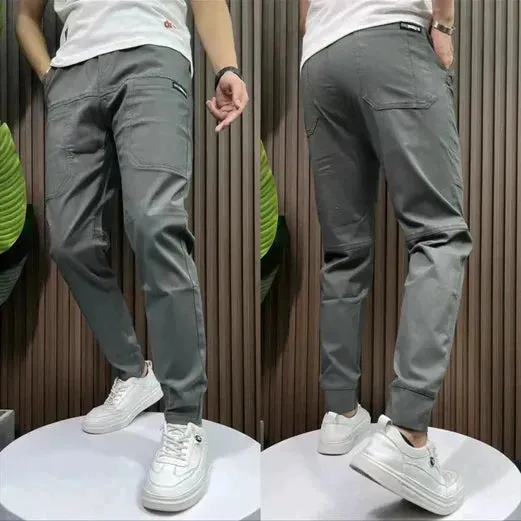Men's Matching Cargo Pants in Khaki | Perfect for All Seasons