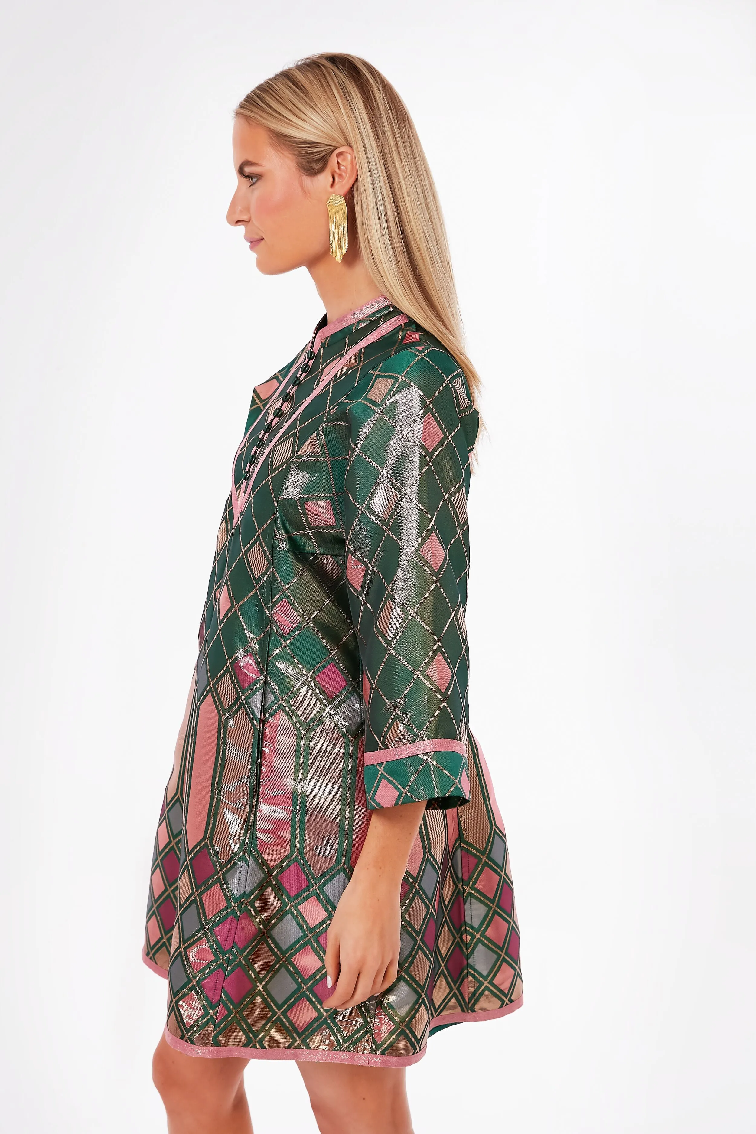Metallic Mosaic Indre Dress