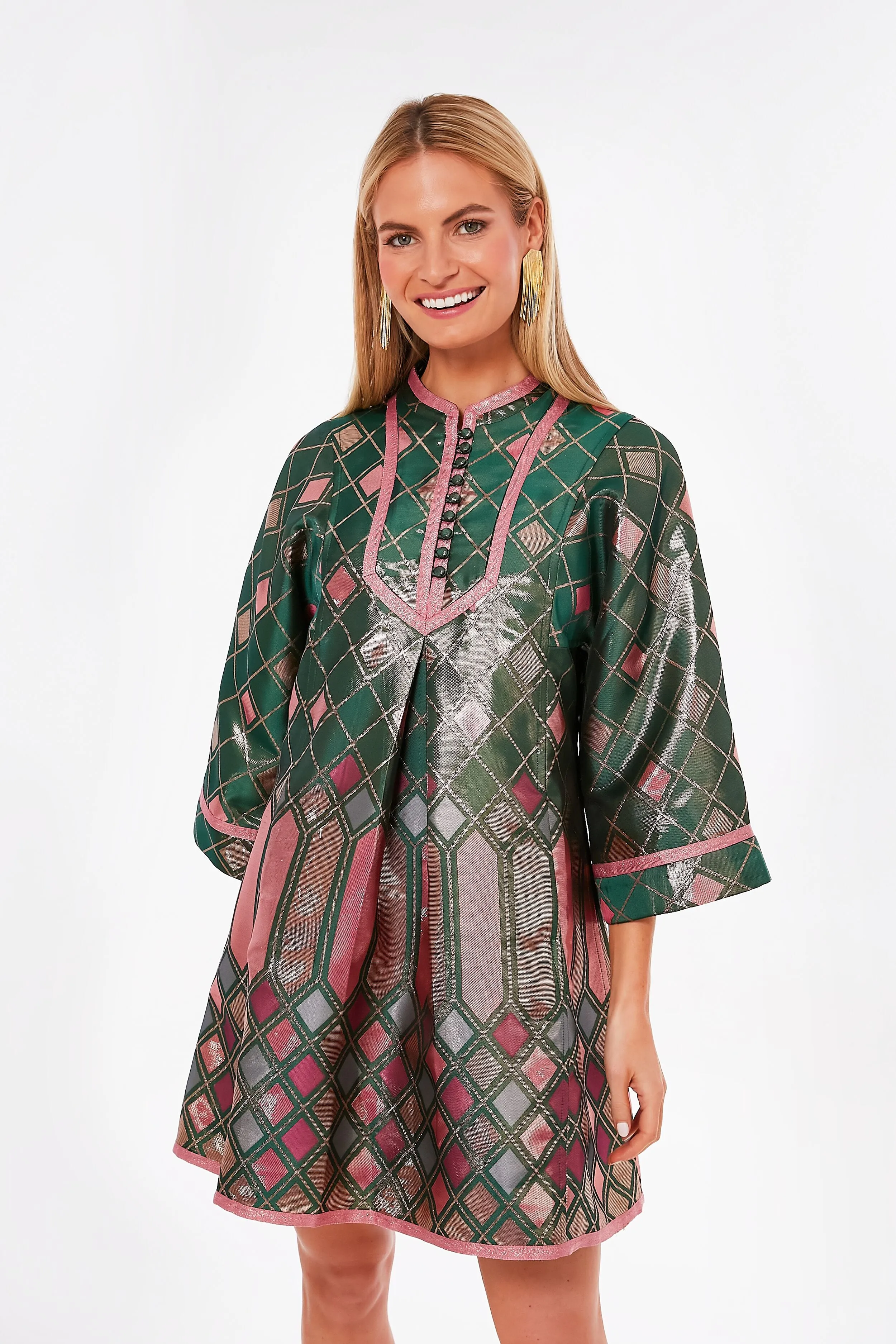 Metallic Mosaic Indre Dress