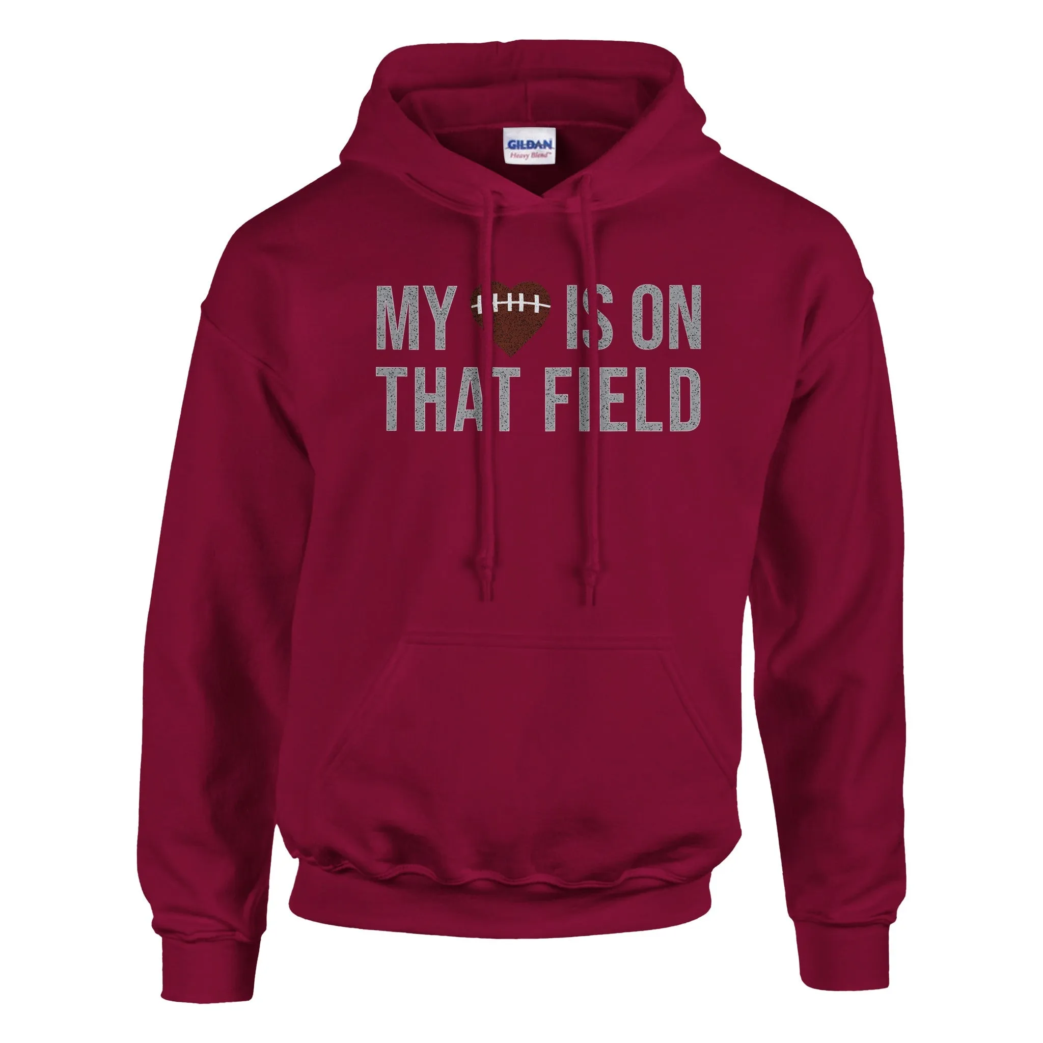 My Heart is on That Field Football Hoodie