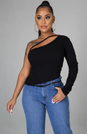 One Sleeve Strap Top