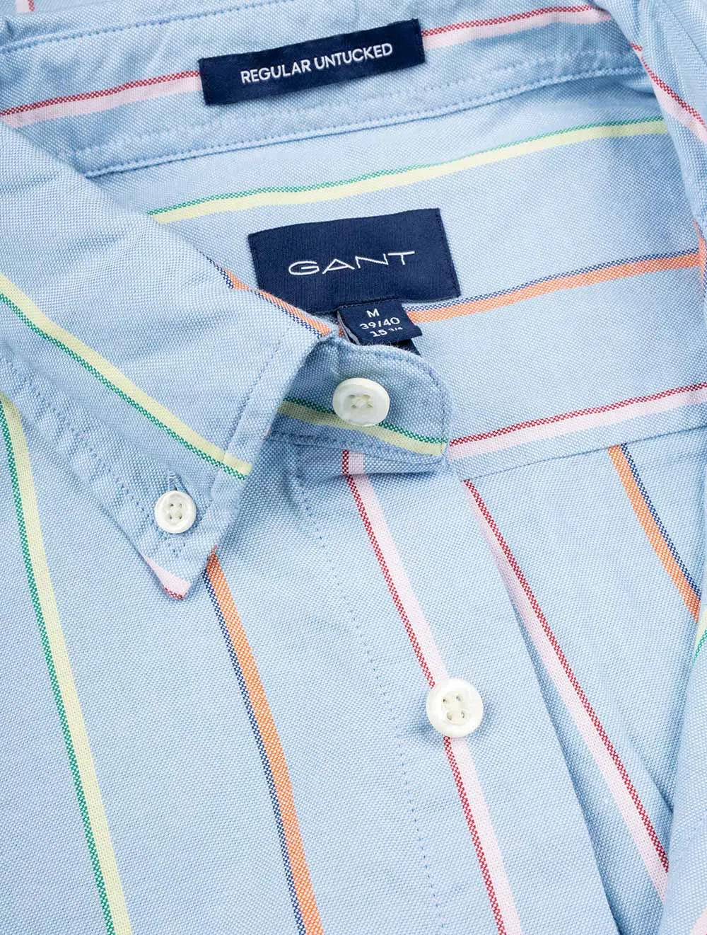 Oxford Shirt - UT Archive Stripe - Capri Blue