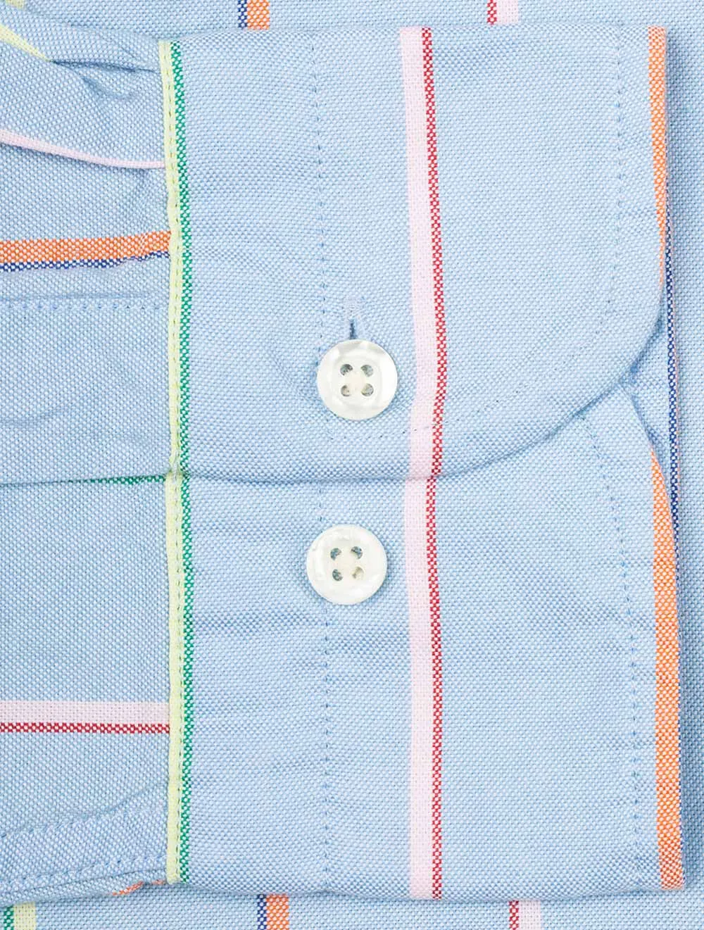 Oxford Shirt - UT Archive Stripe - Capri Blue