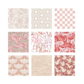 Peel   Stick Removable Wallpaper: Pink Tones
