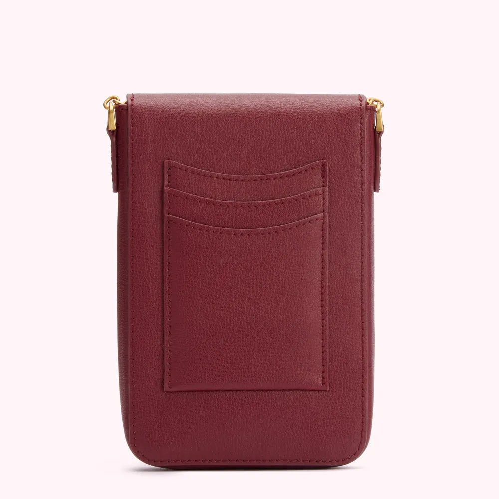 ROSEWOOD LEATHER RITA CROSSBODY MINI BAG