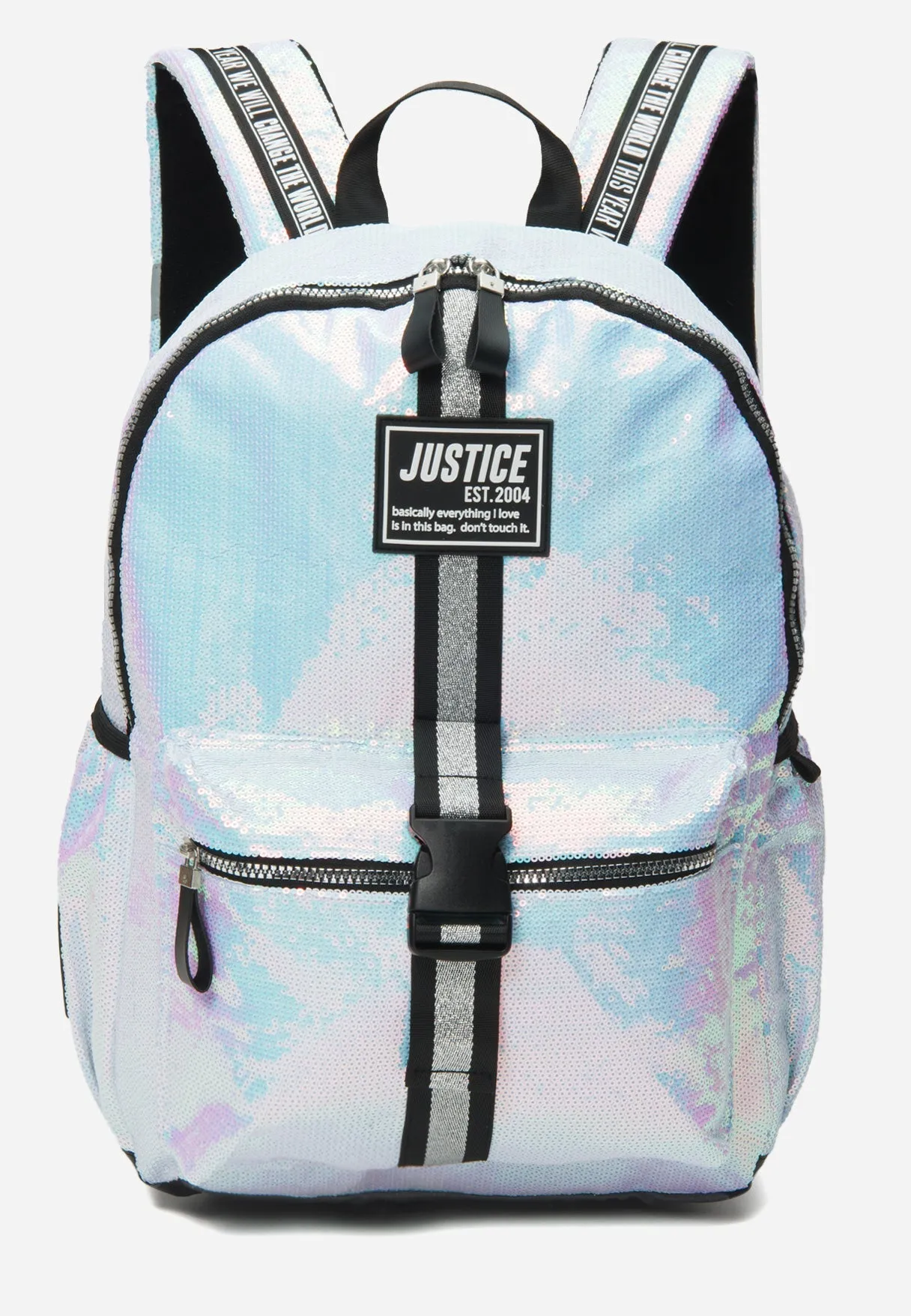 Shimmer Color Block Backpack Set