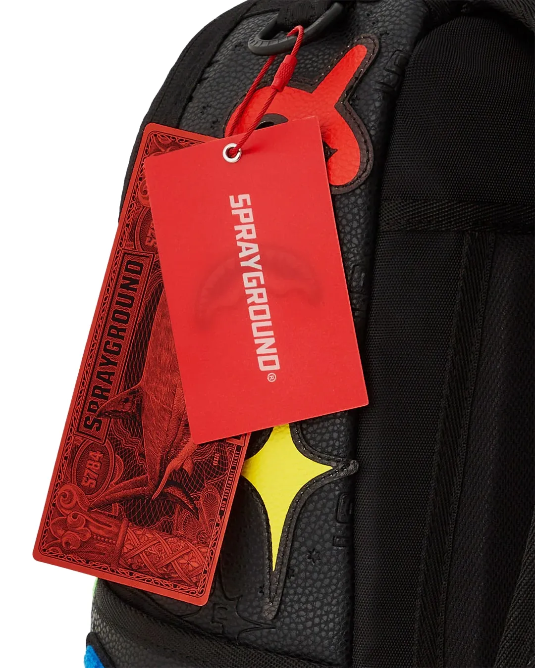 Sprayground Colorful Money Bear Cheneille DLXSV Backpack B5705