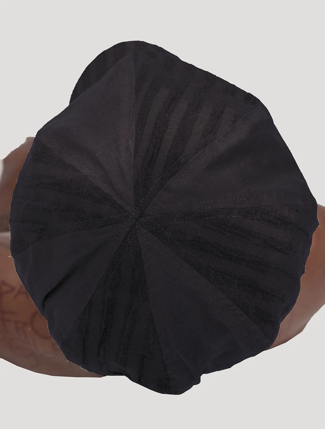 Taiji Striped Gavroche Hat