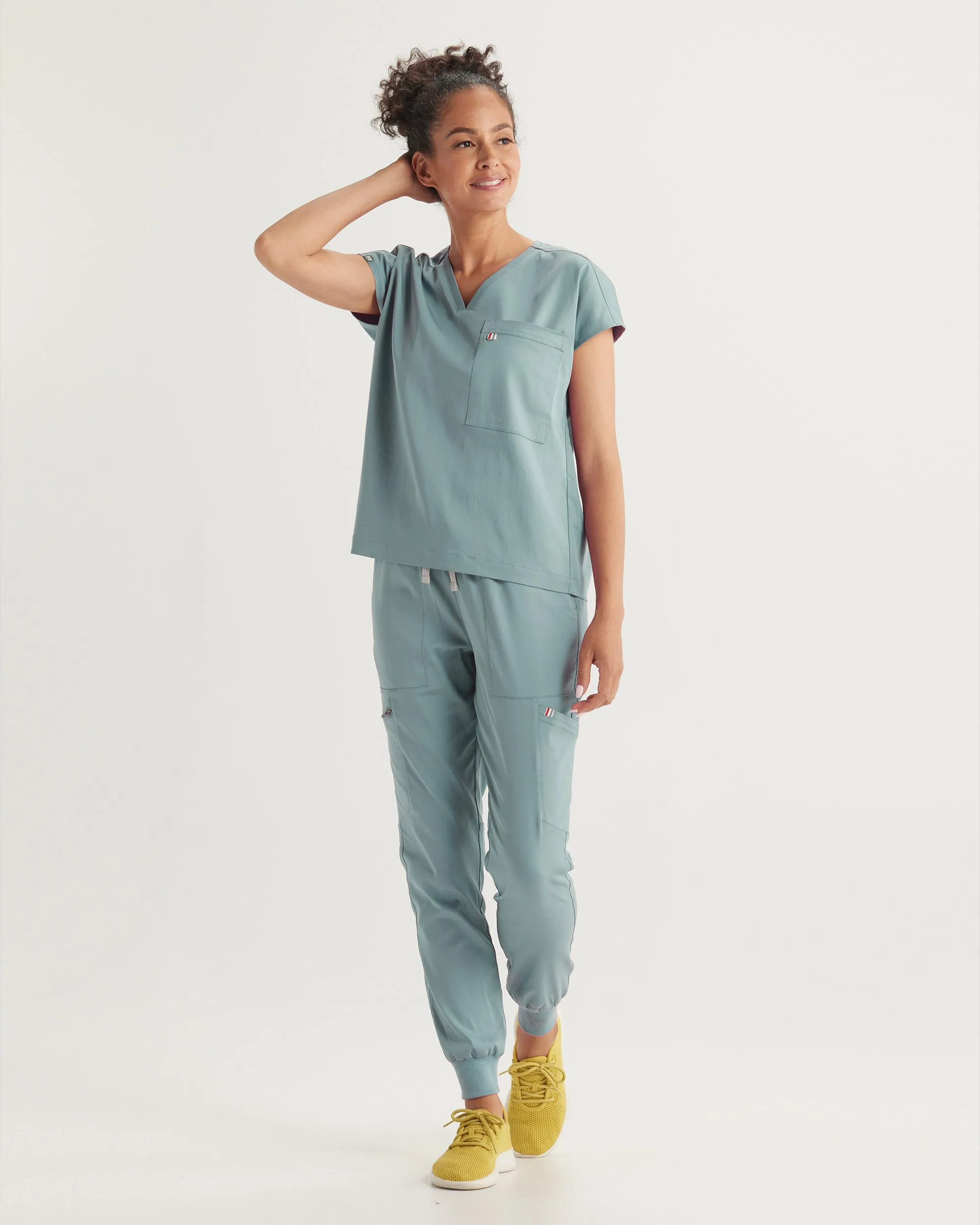 TENCEL™ Bell ‎ Relaxed Scrub Top