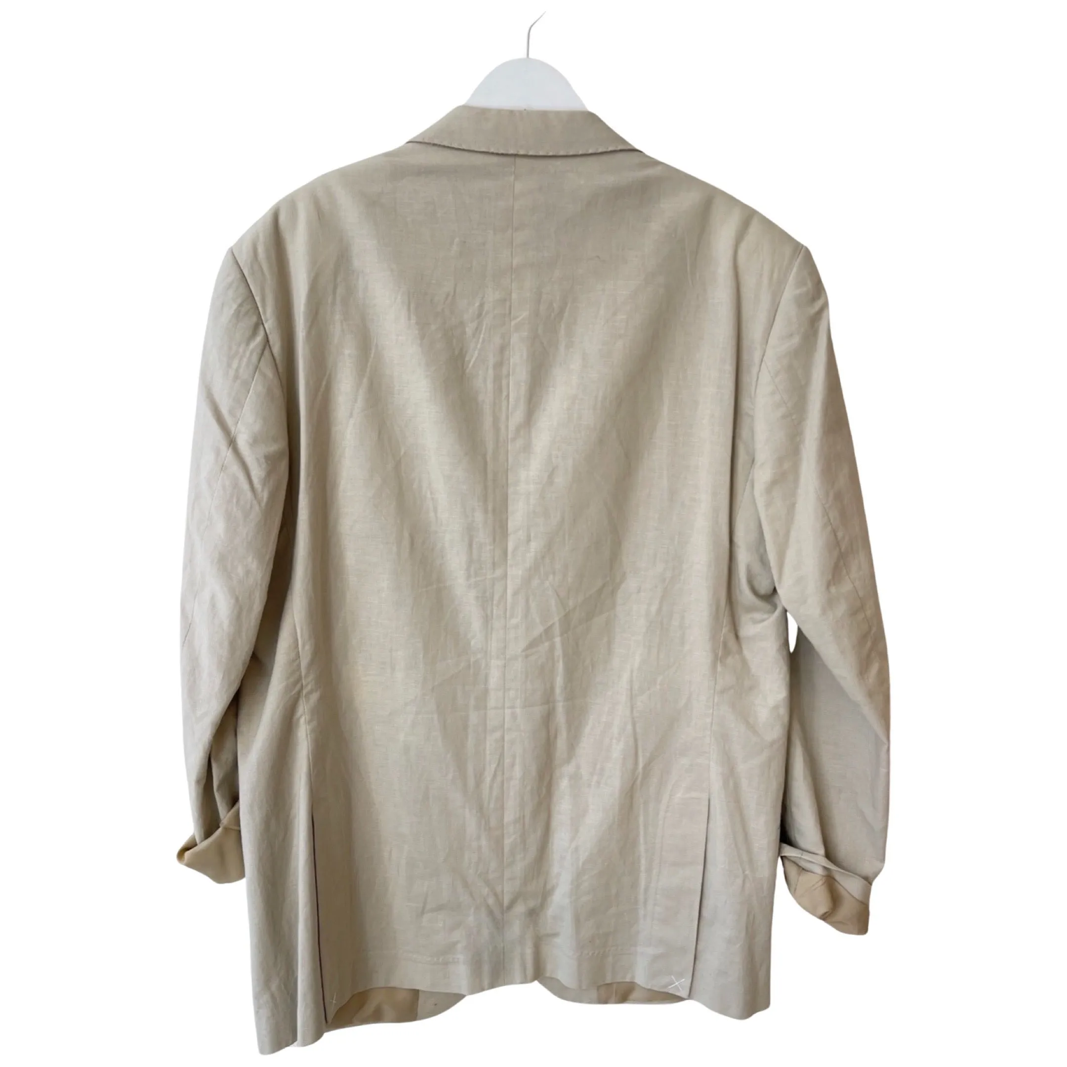 The linen skirt suit