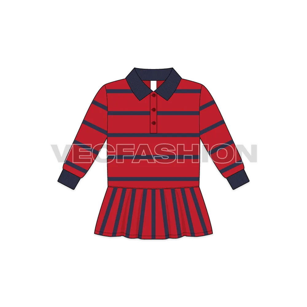Toddler Girl Polo Shirt Dress