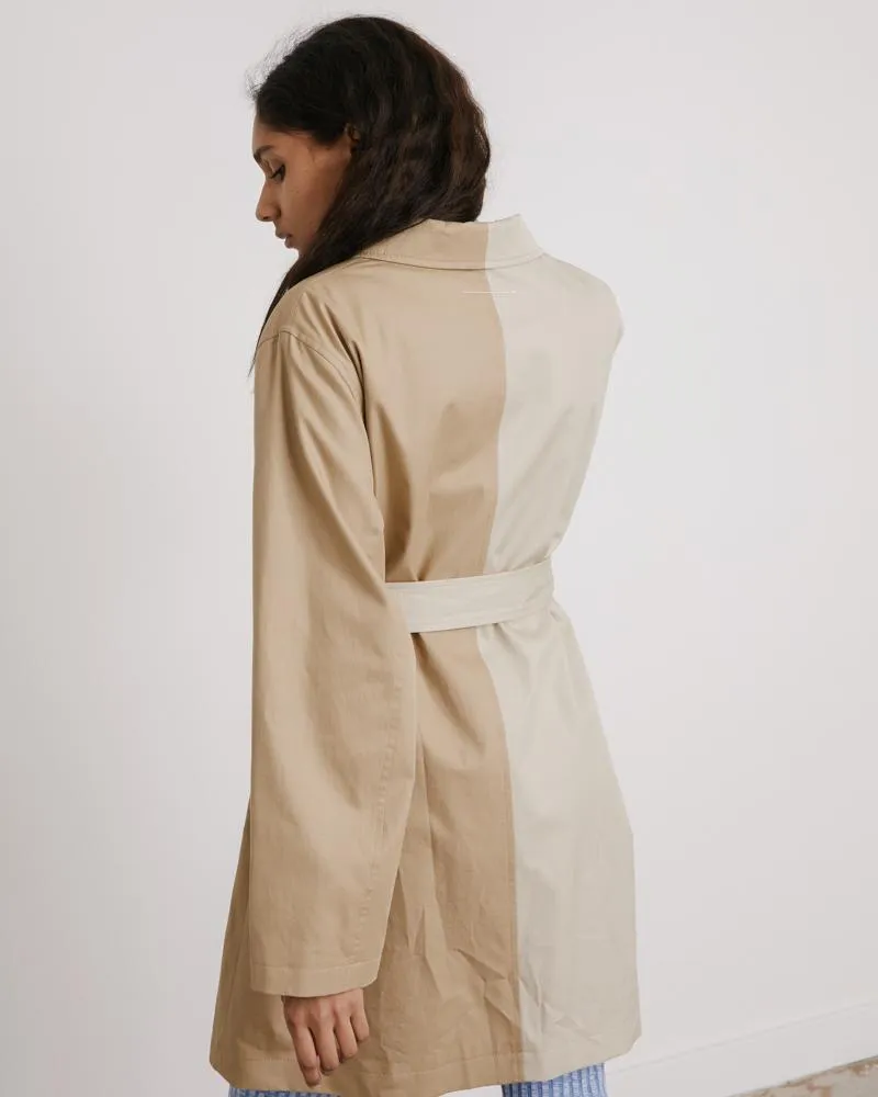 Trench Jacket in Mastic Beige