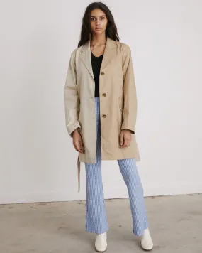 Trench Jacket in Mastic Beige