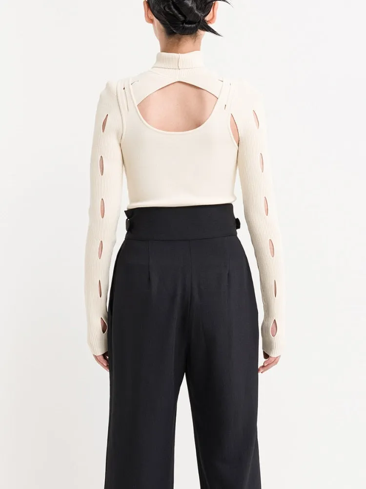 Two-pieces Knitted Tops